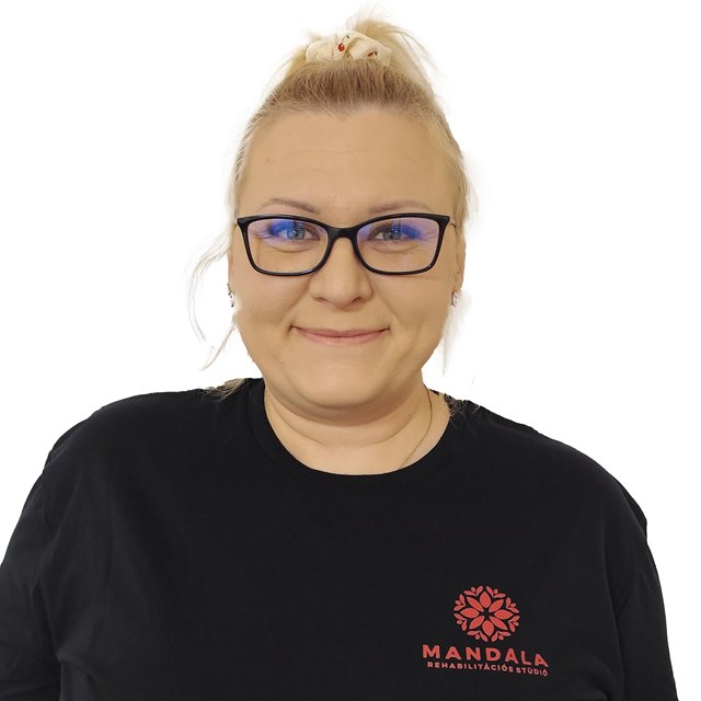 Szeles Boglárka, a Mandala Rehabilitációs Stúdió munkatársa